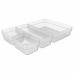 Conjunto organizador de gavetas LOGIC 4 peças natural CLL300NT