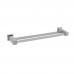 KIT BANHEIRO INOX LUXO 6 PEÇAS VIDRO PRETO