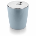 Lixeira banheiro lavabo cromo vitra 5L azul glacial LX550AZGF OU