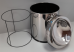 LIXEIRA 6,3 LITROS AÇO INOX TAMPA BASCULANTE 30063/B