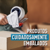 Kit utensilios cozinha 4 peças branco Future escorredor de louças, lixeira, detergente, suporte talheres