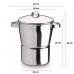 Panela Cuscuzeiro cuscuz 3L Inox Forma 803071