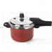 Panela de Pressão vermelha Fechamento Externo 4,5L aluminio Antiaderente Multiflon 73145