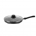 Frigideira Gourmet com tampa 4 ovos antiaderente Preto Multiflon 55244