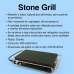 CHURRASQUEIRA GRILL PEDRA GRANITO ELETROTERMICA STONE ÔNIX FERGUS 127V