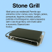 CHURRASQUEIRA GRILL PEDRA GRANITO ELETROTERMICA STONE ÔNIX FERGUS 127V