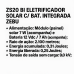 BI ELETRIFICADOR SOLAR BATERIA INTEGRADA ZEBU ZS20 20KM CHOQUE CERCA ELETRICA