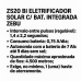 BI ELETRIFICADOR SOLAR BATERIA INTEGRADA ZEBU ZS20 20KM CHOQUE CERCA ELETRICA