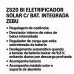 BI ELETRIFICADOR SOLAR BATERIA INTEGRADA ZEBU ZS20 20KM CHOQUE CERCA ELETRICA