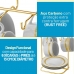 Suporte Xícaras Pires de Café Dourado Future 1124DD