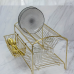 Escorredor de Louças talheres Duplo Dourado Future 1522DD