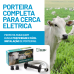 PORTEIRA COMPLETA PARA CERCA ELETRICA ZEBU 4 MTS ZEBU 59-0