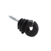 ANEL ISOLADOR PRETO EXTRA FORTE ZEBU (20UN) ALTA RESISTENCIA