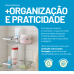  Porta Shampoo Future canto duplo aço cromado 1103