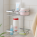  Porta Shampoo Future canto duplo aço cromado 1103