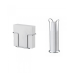 Kit mesa 2 peças aço carbono Future porta copo suporte guardanapo