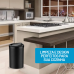 Lixeira Tampa Basculante banheiro lavabo 8 litros Preta Future 1220PT