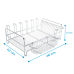 Escorredor de Louças Cromado Inox 1606 FUTURE