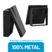 kit 05 und Acabamento Válvula Descarga metal Preto Fosco
