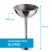 CHAMPAGNEIRA COM PEDESTAL 12,2L FORMA INOX 802088