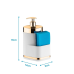 Organizador pia cozinha porta detergente esponja branco dourado Future 1224BCD