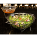 Saladeira com molheira bowl para salada e molho em vidro Forma Inox 802741