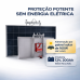 Eletrificador Solar Cerca El&eacute;trica Zebu ZS300i 18 Joules 6300m + Painel 160W