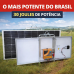 Eletrificador Solar Cerca El&eacute;trica Zebu ZS400i 30 Joules 7800m + Painel 210W