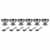 Jogo De Sobremesa Inox 12 Pe&ccedil;as 6 Ta&ccedil;as 6 Colheres Ravinox A&ccedil;o Inox
