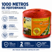 FIO ELETROPLASTICO LARANJA 1000M PARA CERCA ELETRICA ZEBU 3138-0