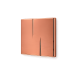 Acabamento V&aacute;lvula Descarga Ros&eacute; Gold