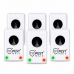 Kit 06 und Repelente Eletr&ocirc;nico Ultrass&ocirc;nico pragas Morcego Rato pombo bypest mais 200m&deg; bivolt