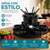 Kit servi&ccedil;o Fondue Lugano Carrousel panela 17 pe&ccedil;as Forma 807913