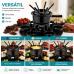 Kit servi&ccedil;o Fondue Lugano Carrousel panela 17 pe&ccedil;as Forma 807913
