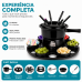 Kit servi&ccedil;o Fondue Lugano Carrousel panela 17 pe&ccedil;as Forma 807913