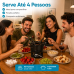 Kit servi&ccedil;o de Fondue Preto 8 pe&ccedil;as Viena Forma 807907