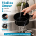 Kit servi&ccedil;o de Fondue Preto 8 pe&ccedil;as Viena Forma 807907