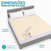 Len&ccedil;ol t&eacute;rmico el&eacute;trico king size 127v Sulterm certificado INMETRO unico garantia 3 anos