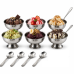 Jogo De Sobremesa Inox 12 Pe&ccedil;as 6 Ta&ccedil;as 6 Colheres Ravinox A&ccedil;o Inox