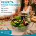 Saladeira com molheira bowl para salada e molho em vidro Forma Inox 802741