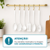 Barra de utensilios cozinha 45cm 6 Ganchos Dourada Future 2411DD