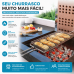 Grelha a&ccedil;o Fechada Churrasco Mi&uacute;dos Frango P&atilde;o de Alho