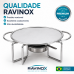 Rechaud redondo 270 mm chapa alum&iacute;nio Ravinox 510