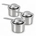 Kit 03 Und Queimador inox fundo para rechaud Ravinox 000030