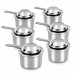 Kit 06 Und Queimador inox fundo para rechaud Ravinox 000030