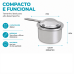 Kit 02 Und Queimador inox fundo para rechaud Ravinox 000030