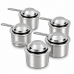 Kit 05 Und Queimador inox fundo para rechaud Ravinox 000030