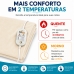 Len&ccedil;ol t&eacute;rmico el&eacute;trico solteiro 110v 220v 02 temperaturas Sulterm certificado INMETRO unico garantia 3 anos