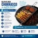 Grelha a&ccedil;o Fechada Churrasco Mi&uacute;dos Frango P&atilde;o de Alho