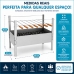 Churrasqueira 60cm desmontavel a&ccedil;o galvanizado Qualinox 3860 com seis espetos